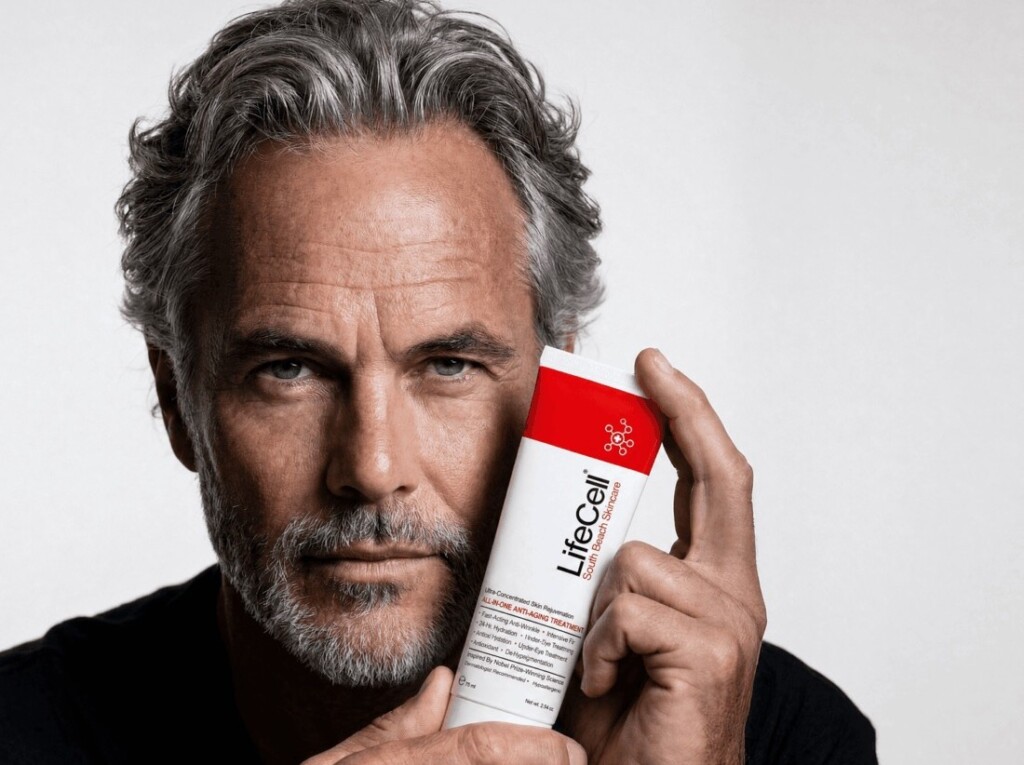 For men who want to keep the routine simple, an all-in-one treatment like LifeCell can address multiple visible signs of aging.